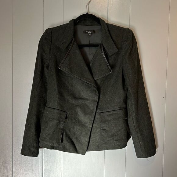 Ann Taylor Jackets & Blazers - Ann Taylor Olive Blazer Size 4 Petite
